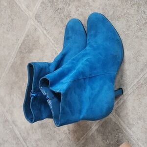 Nine west leather booties sz 8